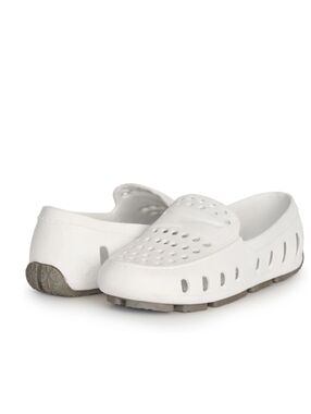 Youth White - Gray Bottom Floafers 13C